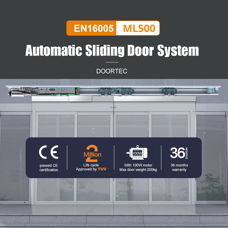 ML500 Elektrisches Türbürstenmotorsystem mit Glassensor