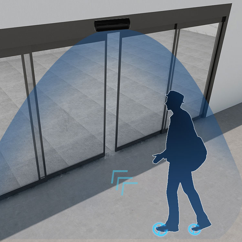 Einstellbarer Mikrowellen-Bewegungssensor für automatische Türsysteme