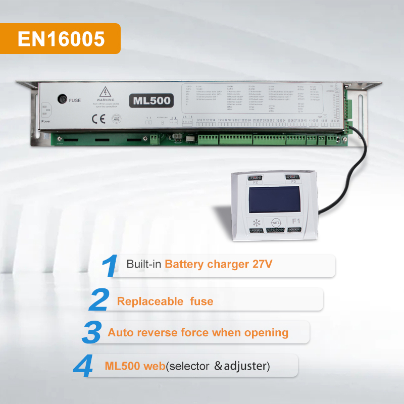 ML500 Elektrisches Türbürstenmotorsystem mit Glassensor